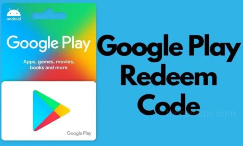 google play redeem code