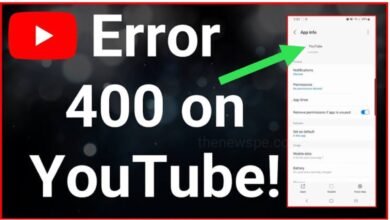 Server Error 400 Problem On YouTube