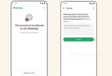 Mobile Screen Showing How to Recover Blocked or Banned WhatsApp Account?